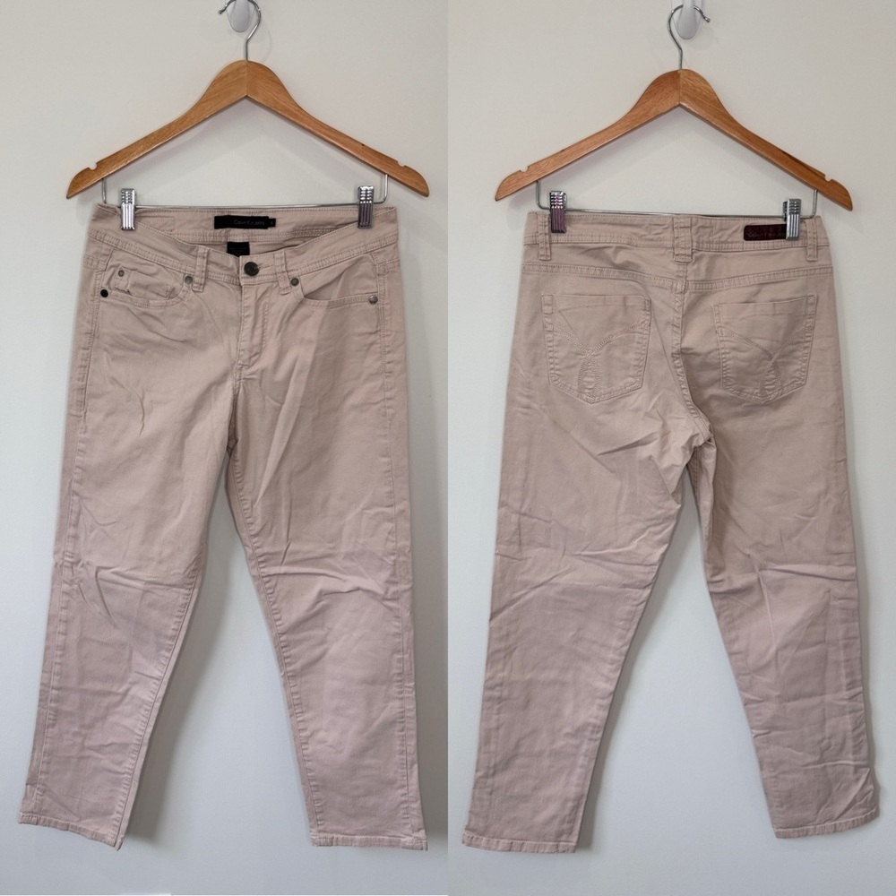 Calvin Klein Jeans Beige Skinny Jeans (Sz 6)